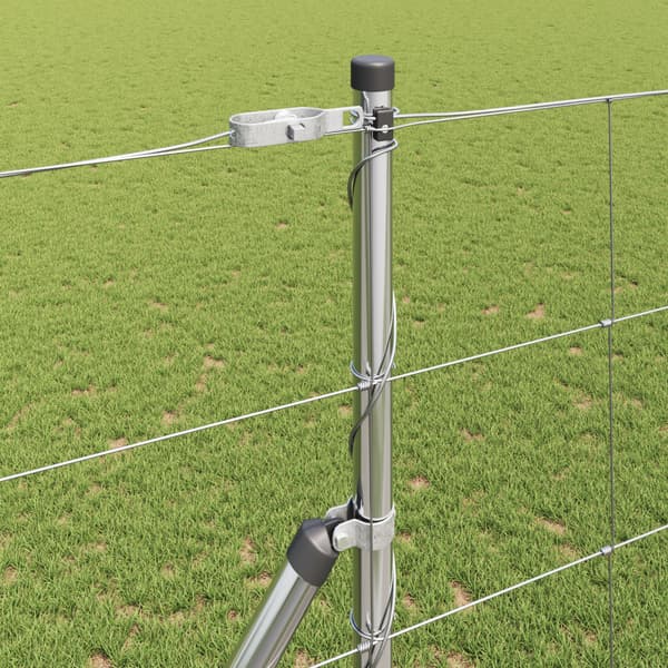 Stängselstolpe Galvaniserad 50 x 1,4 m Stål