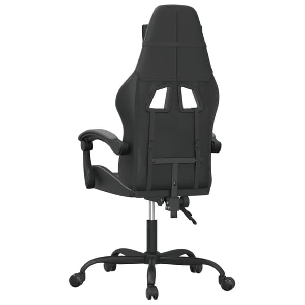 Gamingstol svart och grå konstläder