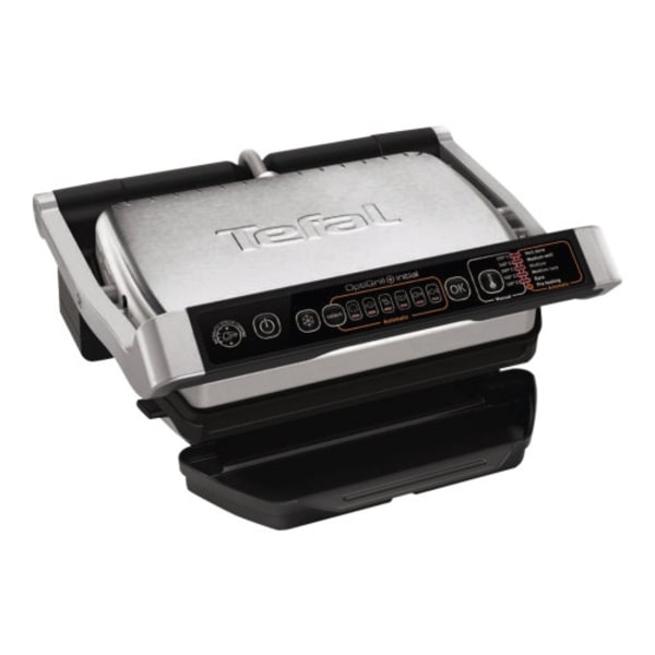 Tefal OptiGrill+ GC706D34 - grill - rostfritt stål/svart