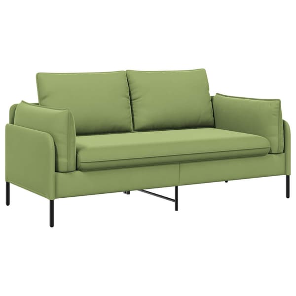 2-sits soffa 2-sits Ljusgrön 188 x 81 x 89 cm Sammet