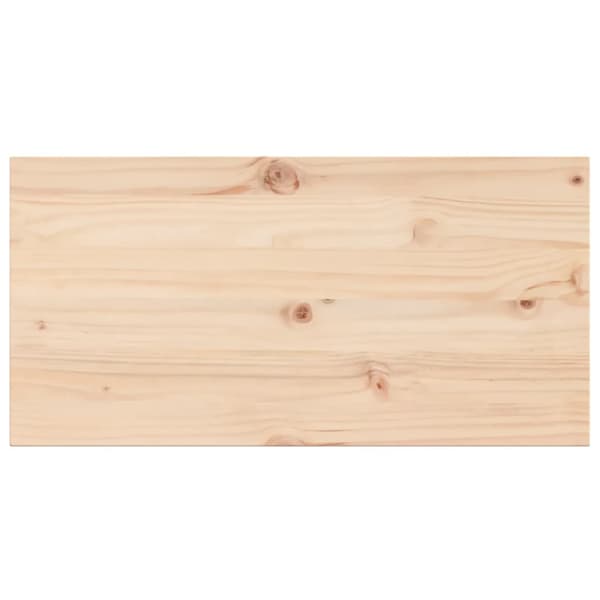 Bordsskivor 2 st 90x45x1,7 cm rektangulär massiv furu