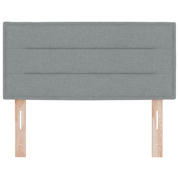 Huvudgavel Ljusgrå 100 cm tyg