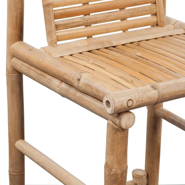 Barstolar 2 st bambu