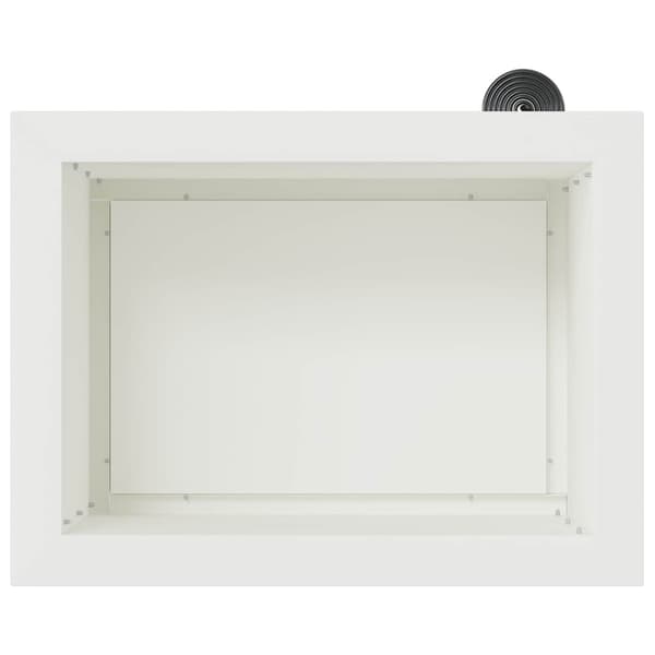 Odlingslåda med LED Vit 30 x 40 x 30 cm Stål