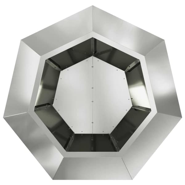 Planteringskärl 2 pcs Silver 75 x 75 x 60 cm Galvaniserat Stål