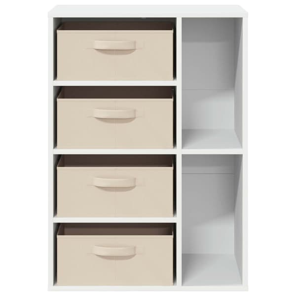 Sideboard med låda Vit 60 x 33,5 x 84 cm