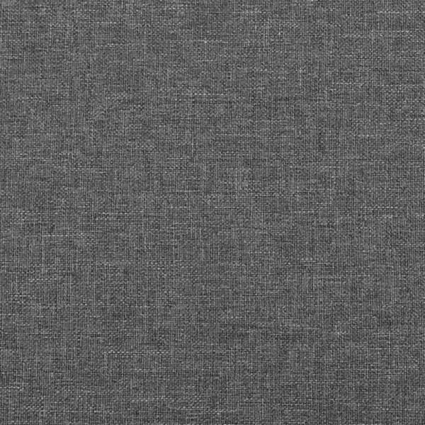 Sängram utan madrass mörkgrå 160x200 cm tyg