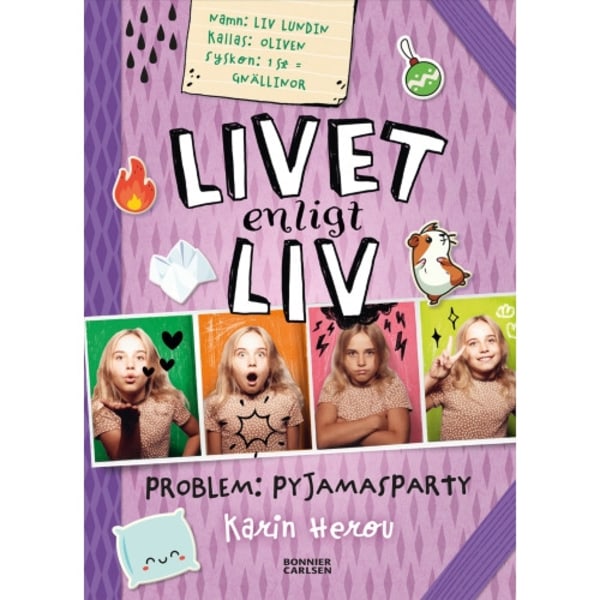 Problem: Pyjamasparty (bok, kartonnage)