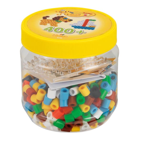 Hama Maxi pärlor Burk 400 stk gult lock