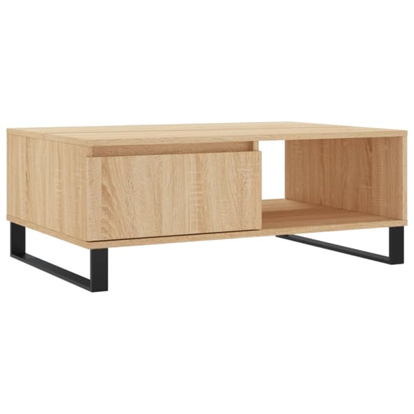 Soffbord sonoma-ek 90x60x35 cm konstruerat trä