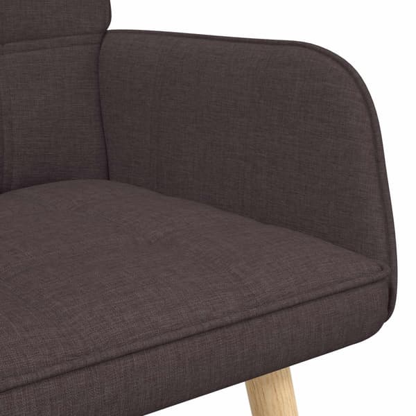 Tvåsitssoffa Mörkbrun 115 x 61 x 87 cm tyg