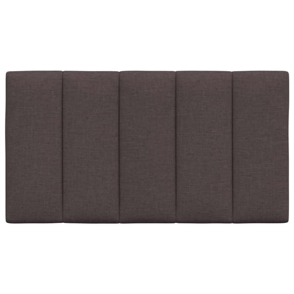 Headboard Cushion "Hanko" Dark Brown 90 cm Fabric