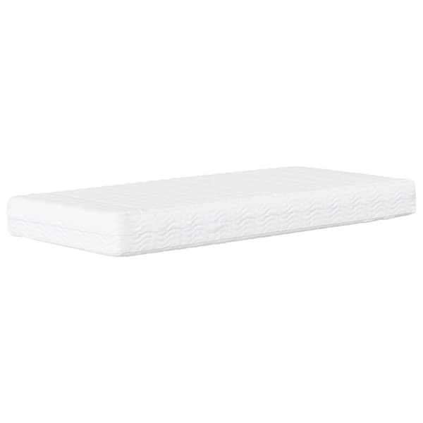 Dagbädd med madrass ljusgrå 100x200 cm sammet