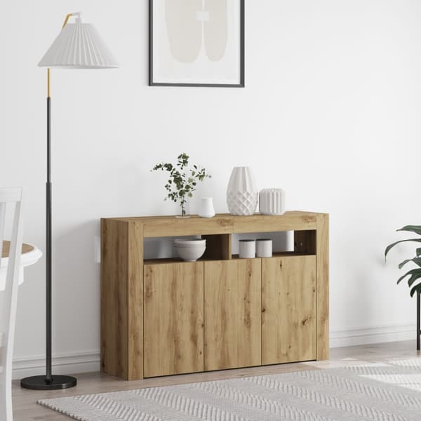 Sideboard Artisan Ek 116 x 30 x 75 cm Konstruerat trä