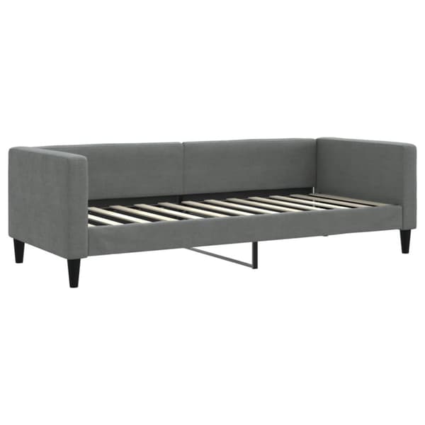 Dagbädd mörkgrå 80x200 cm tyg