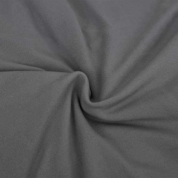 Sofföverdrag 3-sits med stretch antracit polyesterjersey