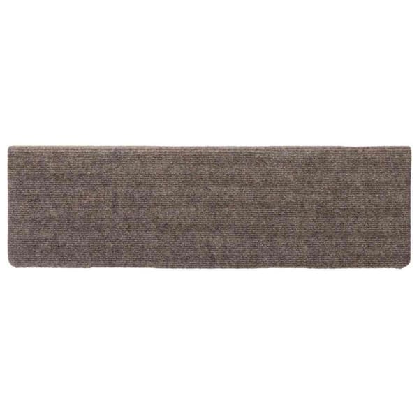 Trappmattor självhäftande 30 st 65x21x4 cm beige rektangulär kant