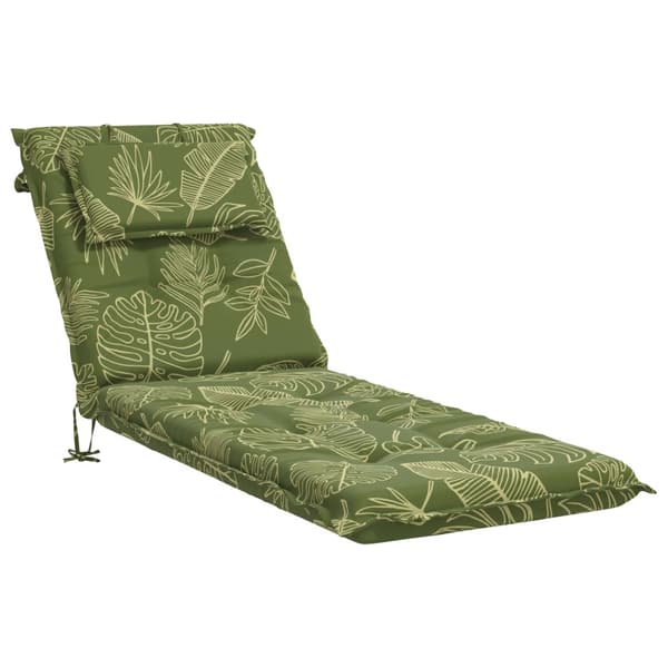 Solstol Kudde GEMERT 100% Polyester Bladdesign 190 x 50 x 9 cm