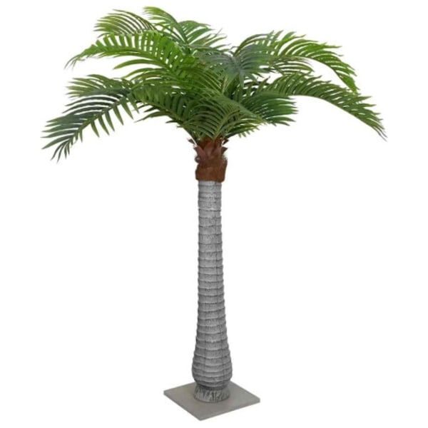 Konstgjord palm 15 blad 200 cm grön
