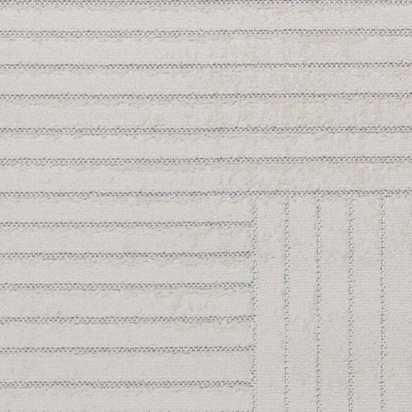 Områdesmattor Rektangulär PALMERAS Kräm 200 x 140 cm Polyester