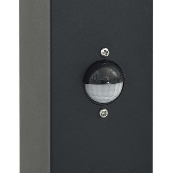 Pollare med sensor 3 st 110 cm svart IP44