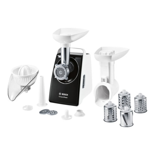 Bosch CompactPower MFW3850B - köttkvarn - vit / svart