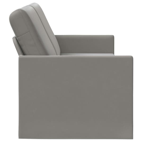 3-sitssoffa Ljusgrå 220 x 81 x 82 cm Sammet (V)