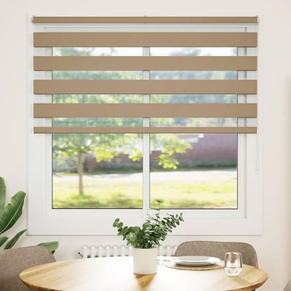 Rullgardin zebra 145x150 cm tyg bredd 140,9 cm polyester