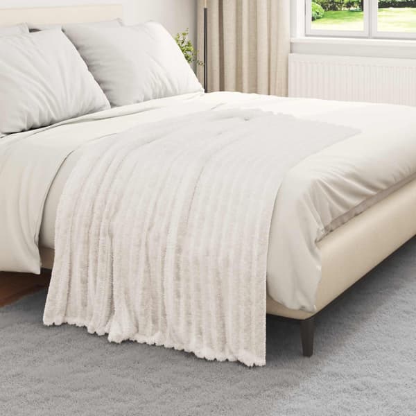 Filtar 6 pcs Kräm 150 x 130 cm Fleece