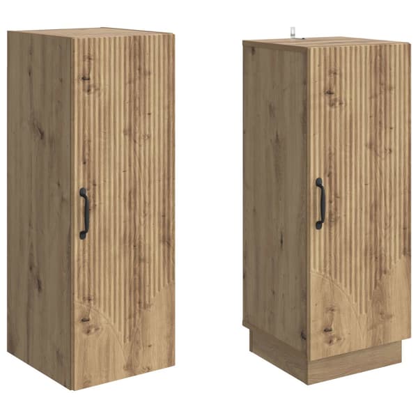 Skåpset 2 pcs Artisan-ek Konstruerat trä