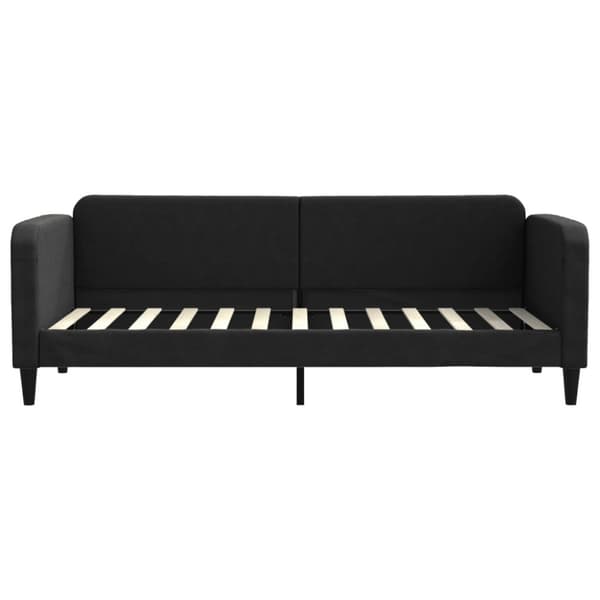 Dagbädd utdragbar svart 80x200 cm tyg