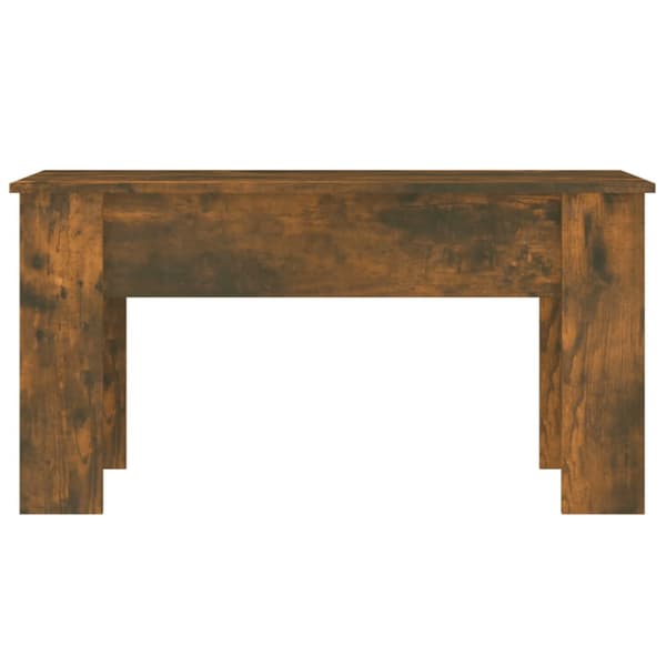 Soffbord rökfärgad ek 101x49x52 cm konstruerat trä
