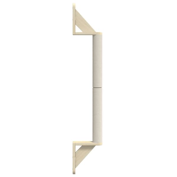 Väggmonterad klöspelare 109 cm sisal