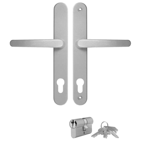 Ytterdörr vit 98x208 cm PVC