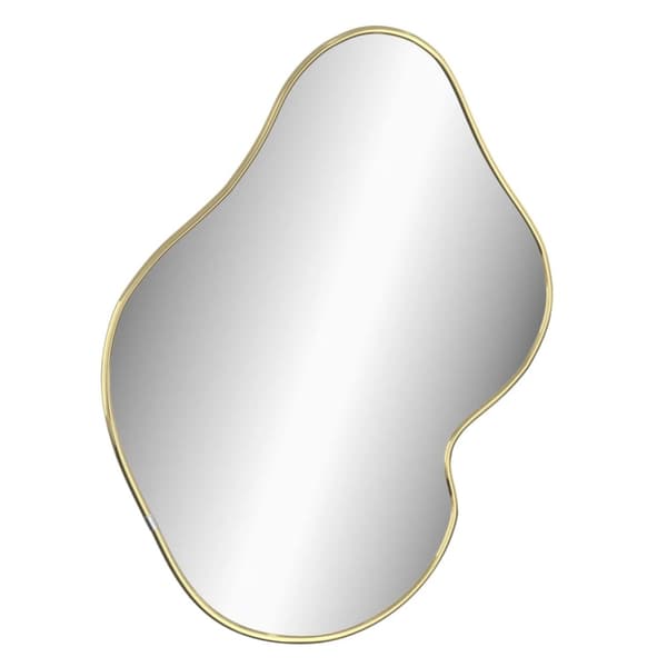 Väggspegel guld 50x40 cm