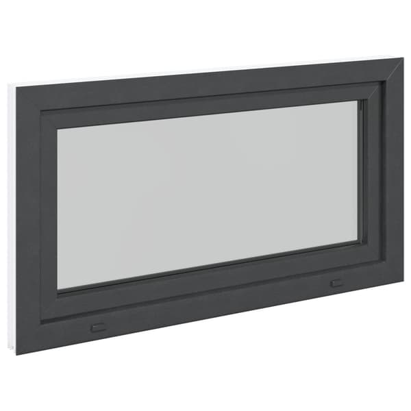 Källarfönster RISOR Antracit 110 x 60 cm PVC och glas