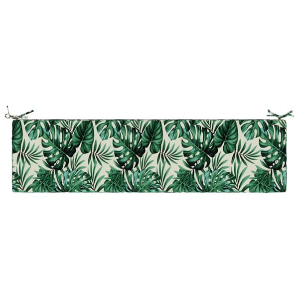 Bänk kudde SOEST 100% Polyester Bladmönster 140 x 40 x 5 cm