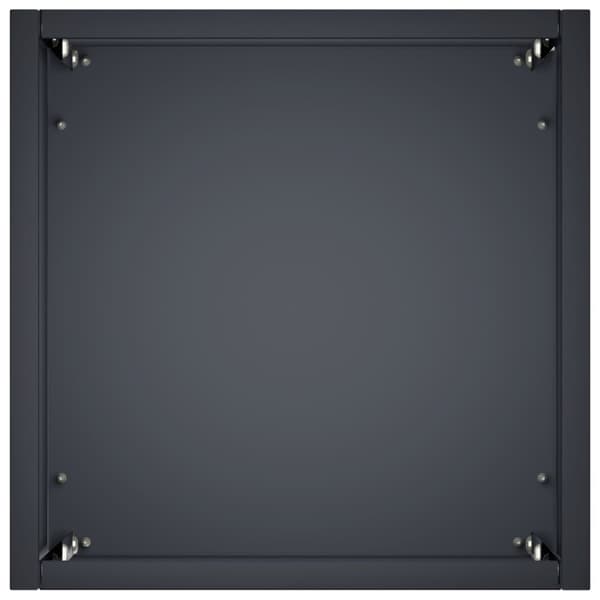 Trädgårdsplanterare Antracit 20 x 20 x 40 cm Kallvalsat stål