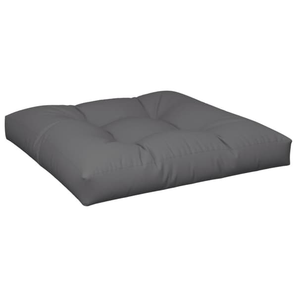 Palldyna antracit 70x70x12 cm tyg