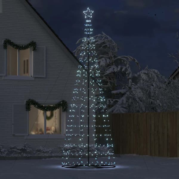 LED julgran 1534 LEDs kallvit 500 cm