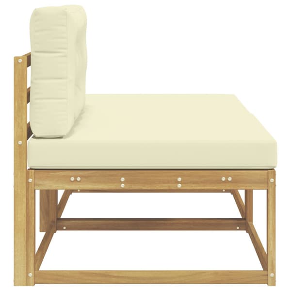 2 Stycke Utomhuspall Polyester Vit
