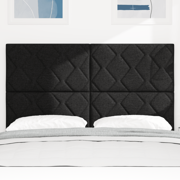 LED huvuddyna Svart 144 cm tyg