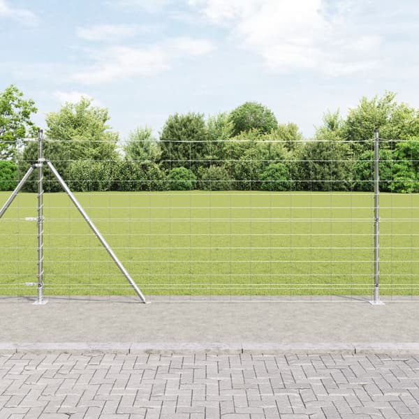 Stängselstolpe Galvaniserad 50 x 1,2 m Stål