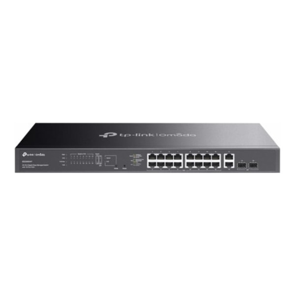 TP-Link Omada ES220GMP V1.6 - switch - 20 portar - Administrerad - rackmonterbar Svart