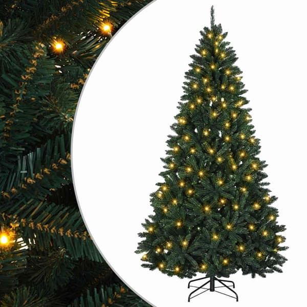 Plast Hingad Julgran 300 cm 1000 LED-lampor Varmvit PVC
