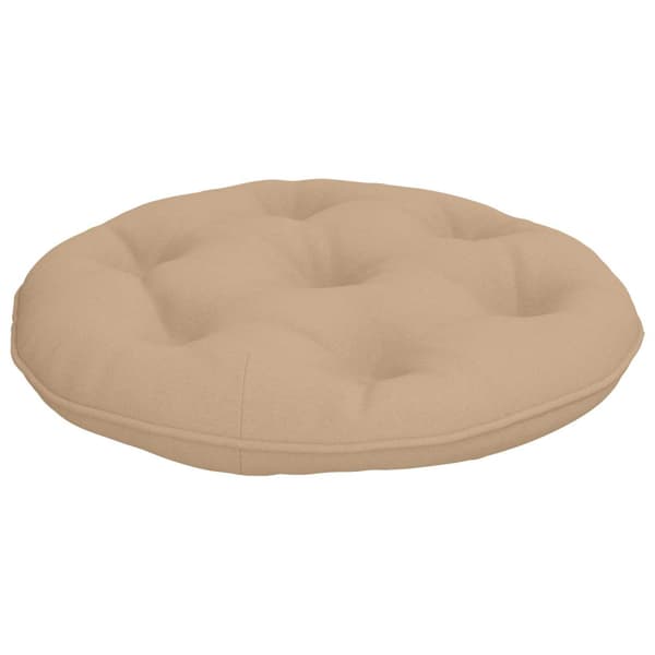 Hängstolskudde VIANEN 100% Polyester Sand Ø 60 x 10 cm