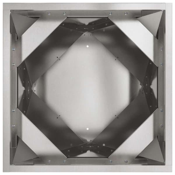Planteringskärl Silver 50 x 50 x 75 cm Rostfritt stål