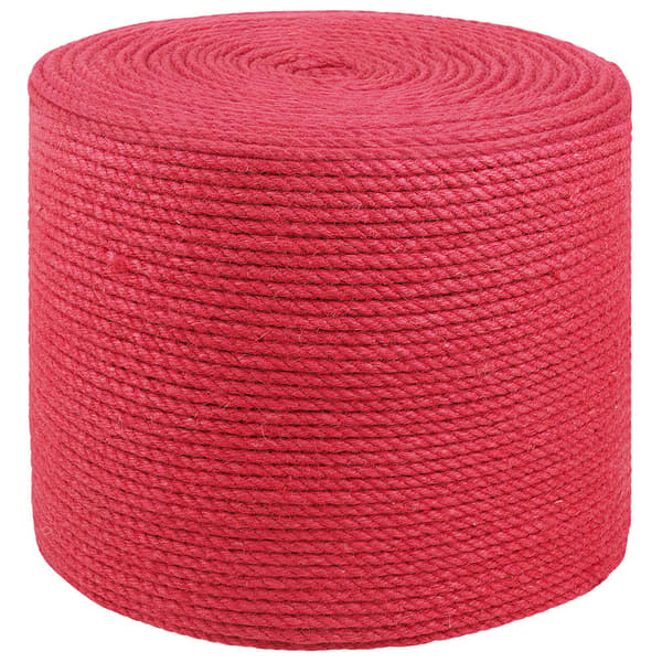 Juterep 10 pcs Röd 100% Tossa jute