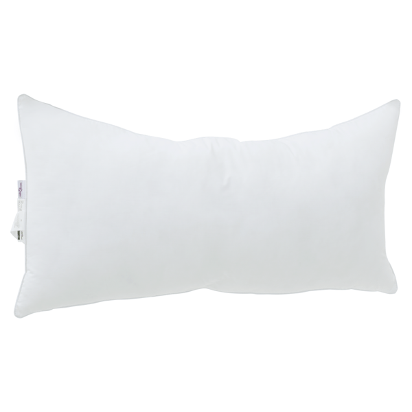 Kudde med kudde Vit 80 x 42 x 20 cm Bomull och Polyester