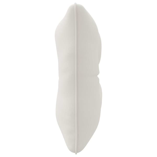 Ryggkudde PUTTEN 100% Polyester Vit 50 x 40 x 10 cm